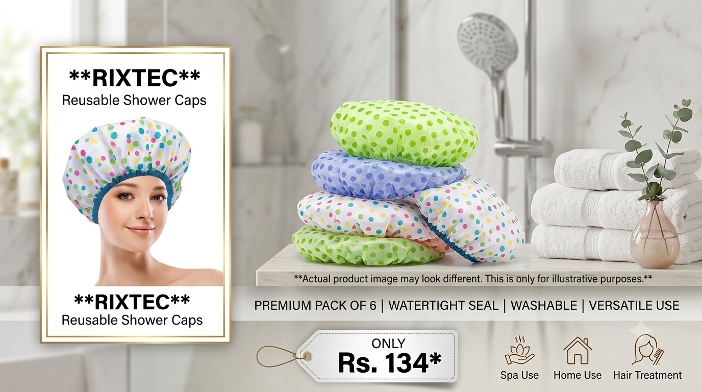 Reusable Shower Caps: Why This 6-Pack Budget Find is a Self-Care